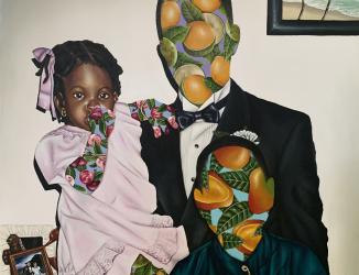 Bloodline - 36in. x 36 in. - Acrylic on Canvas, 2021