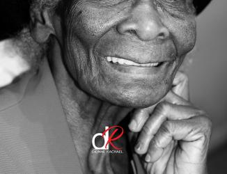 Elderly lady smiling 
