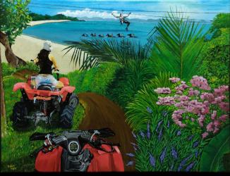 Chukka Adventures 2019 acrylic on canvas
