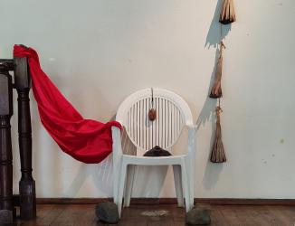 Entry installation at my 2022's solo exhibition