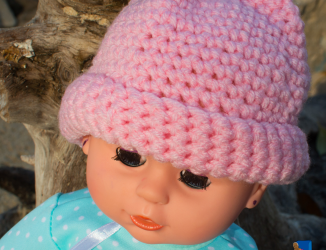 Pink. baby tam