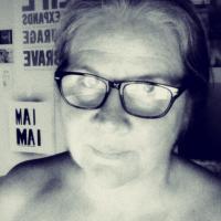 woman with glasses